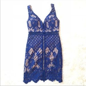❗️Stunning❗️Royal Blue Lace Mini Dress🔥